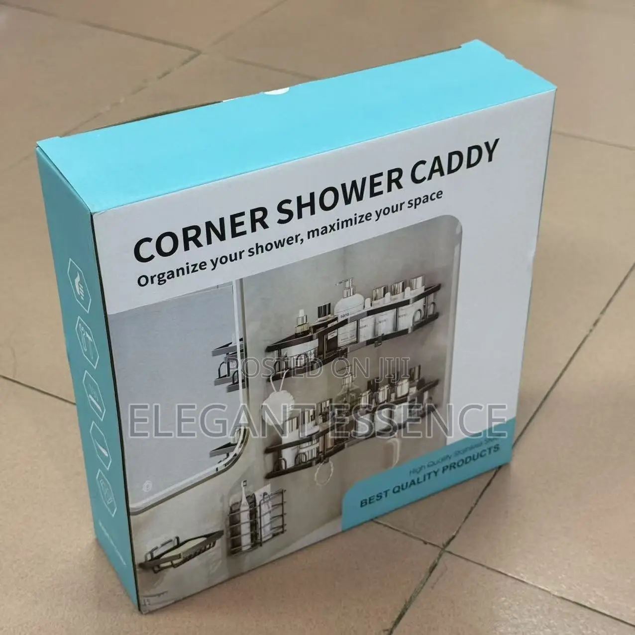 5 in 1 Shower Caddy With Adhesive Stickers