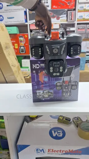 4 G Tripple Lens Solar CCTV Camera