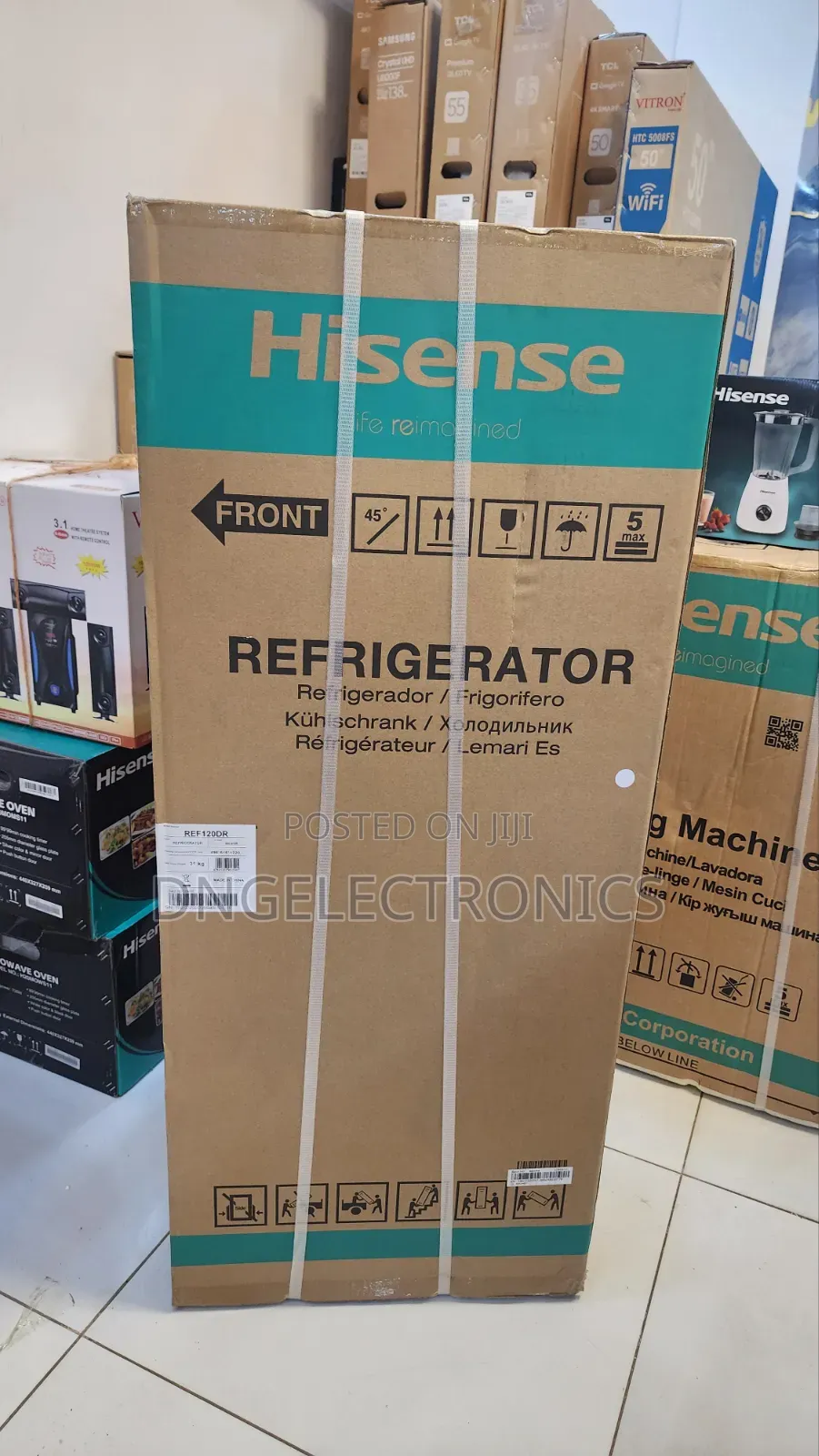 Hisense 120litres Double Door Fridge Ref120dr