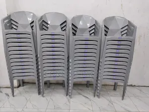 Grey Diamond Plastic Chair.