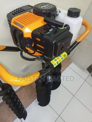 Portable 2-Stroke Petrol Earth Auger Post Hole Digger With 3 Drill Bit