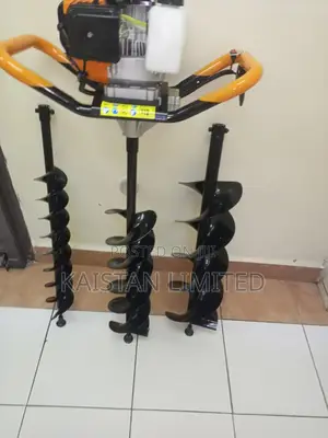 Portable 2-Stroke Petrol Earth Auger Hole Digger With 3 Drill Bits