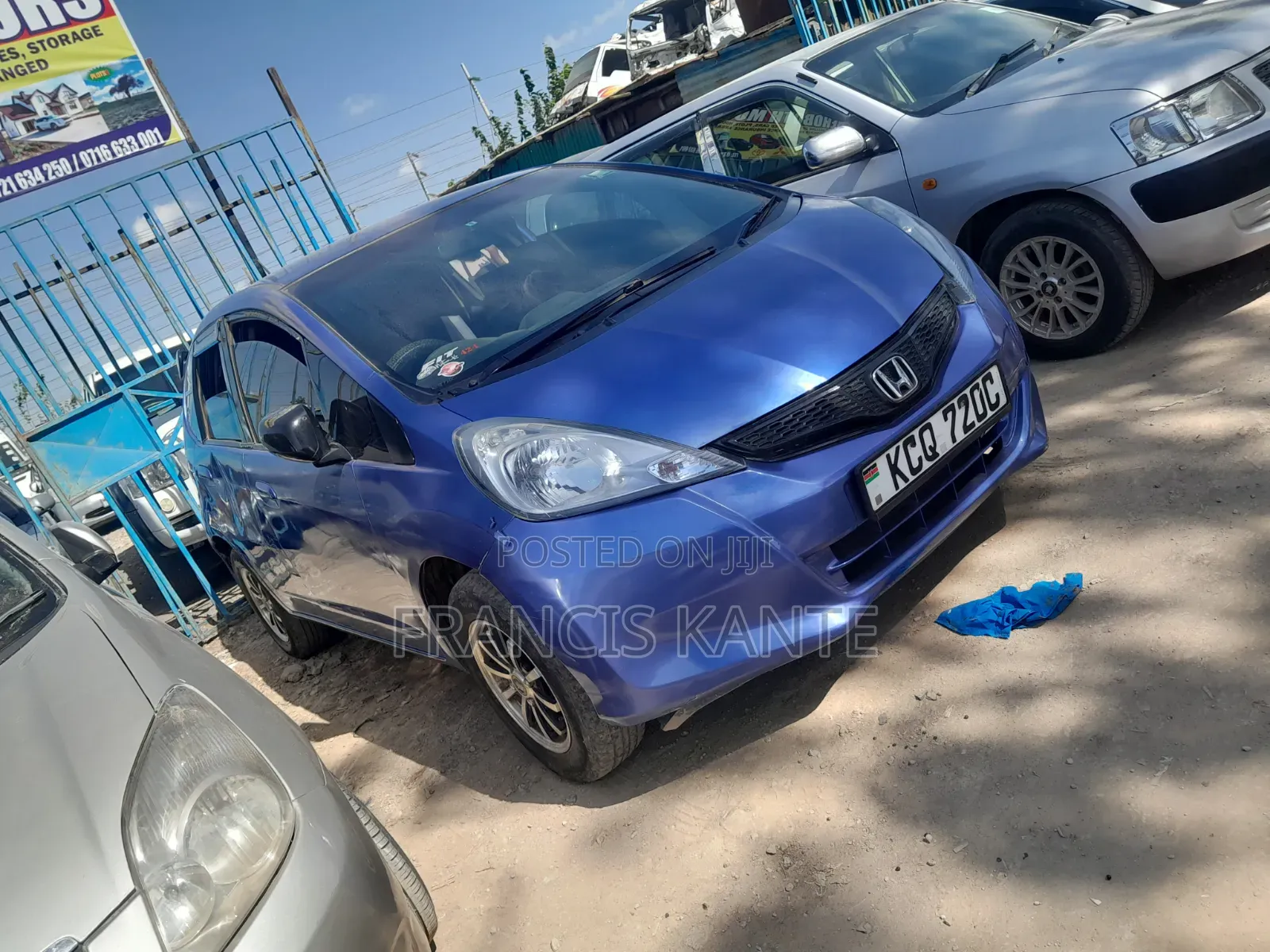 Honda Fit 2012 Blue