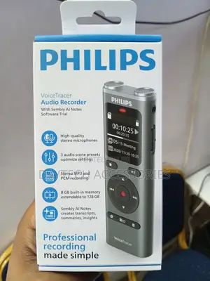 Philips Dvt2075 Voicetracer Audio Recorder.