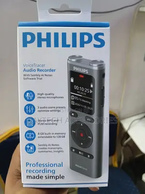 Philips Dvt2075 Digital Audio Recorder With 8gb of Built-in Storage