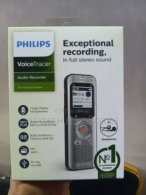 Philips Dvt2050 Voicetracer Audio Recorder With Built-in 8gb Memory.