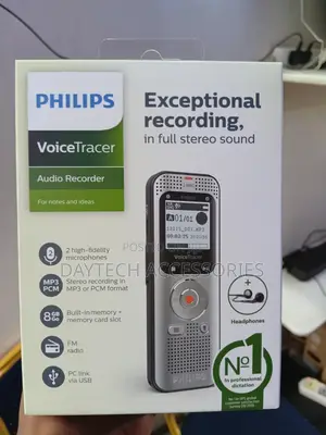 Philips Dvt2050 Voicetracer Audio Recorder - Silver
