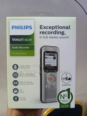 Philips Dvt2050 Voicetracer Stereo Mp3 Recorder.