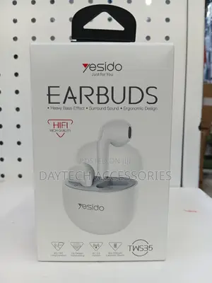These Are Yesido Tws35 Wireless Earbuds in White.