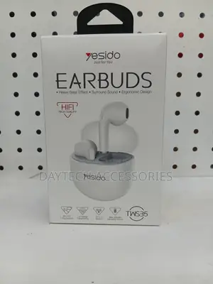 Yesido Tws35 Semi in Ear Bluetooth-Compatible Earbuds - White