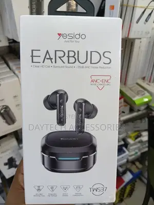 Yesido Tws37 Wireless Bluetooth-Compatible Earbuds Anc + Enc Earphones