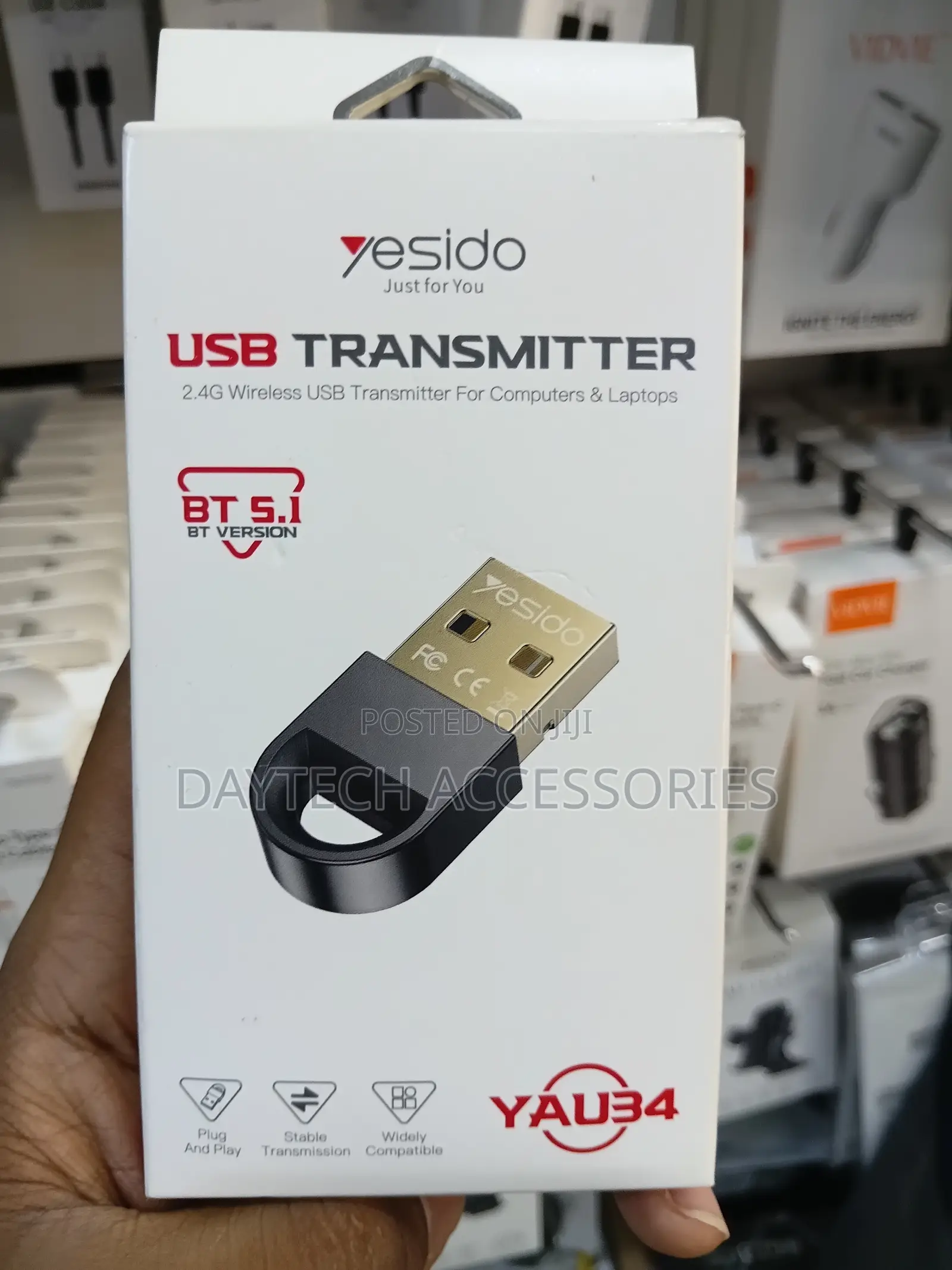Yesido 2.4g Bluetooth Wireless Dongle Transmitter