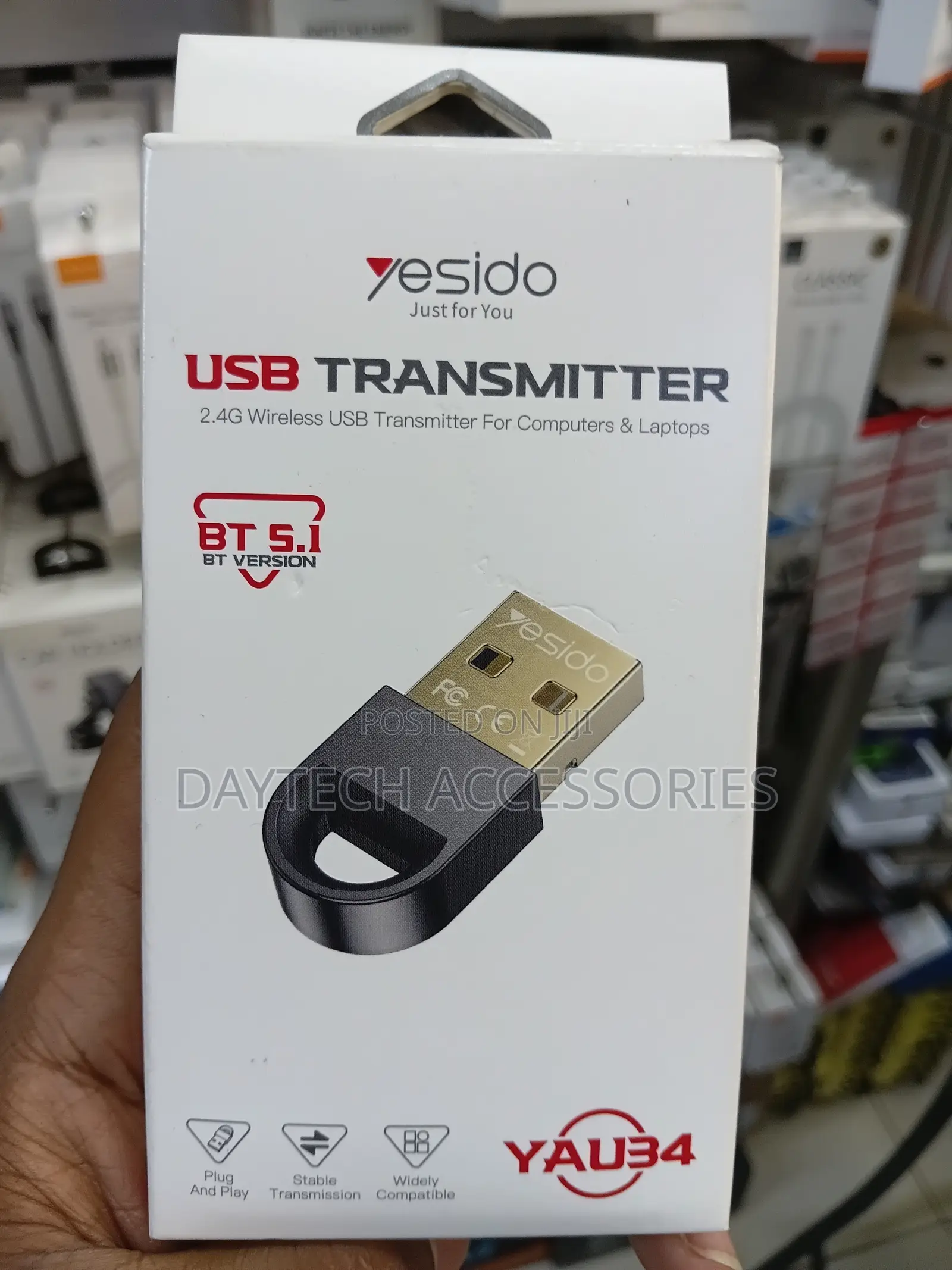 Yesido 2.4g Bluetooth Wireless Dongle Transmitter