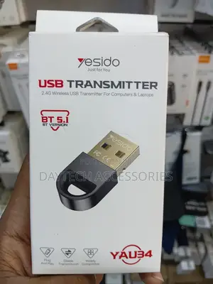 Yesido Yau34 2.4g Bluetooth 5.1 Wireless Usb Transmitter Adapter.