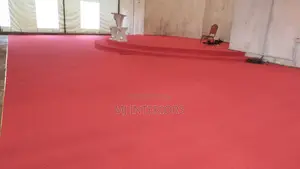 Beautiful Red Carpet for Church Hall Decoration