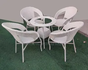 Dining Set; Four Seaters Garden and Balcony Dining Set