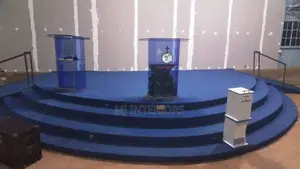 Luxury Blue Wall to Wall Carpet for Church Interior Use