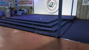 Premium Blue Wall to Wall Carpet for Cathedral Interiors