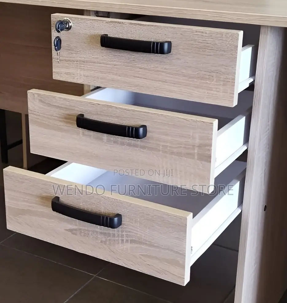 Office Desk; Three Drawer Clerical Computer Desks