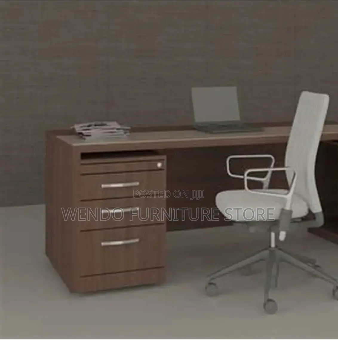 Office Desk; Three Drawer Clerical Computer Desks