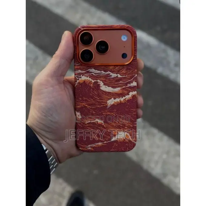 Case for iPhone 17promax Creative Luxury Crafted Protective Cae Orange