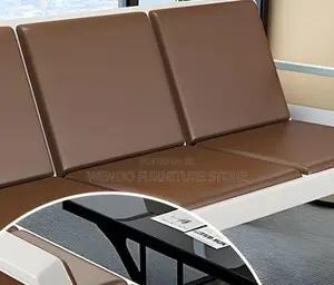 Office Bench; Three Seaters Leather Front Step Benches