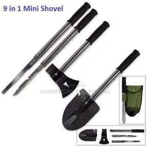 9 in One Multifunctional Shovel Kit