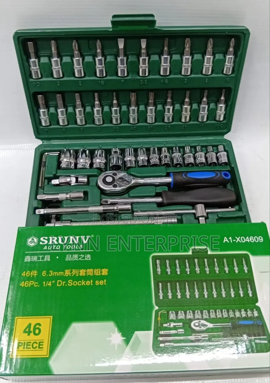 46 Pieces Socket Wrench