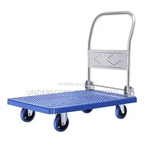 Plastic Platform Trolley With Foldable Handle