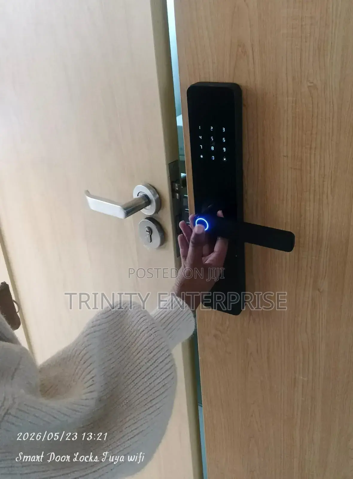 Smart Lock Tuya App Control Fingerprint Password Cards