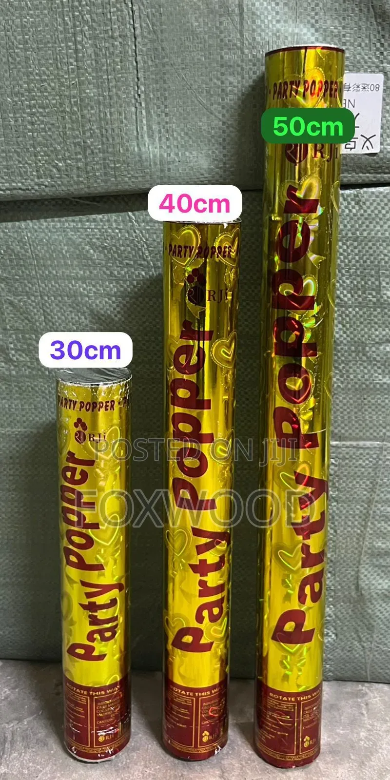 Party Popper 2pcs 60cm