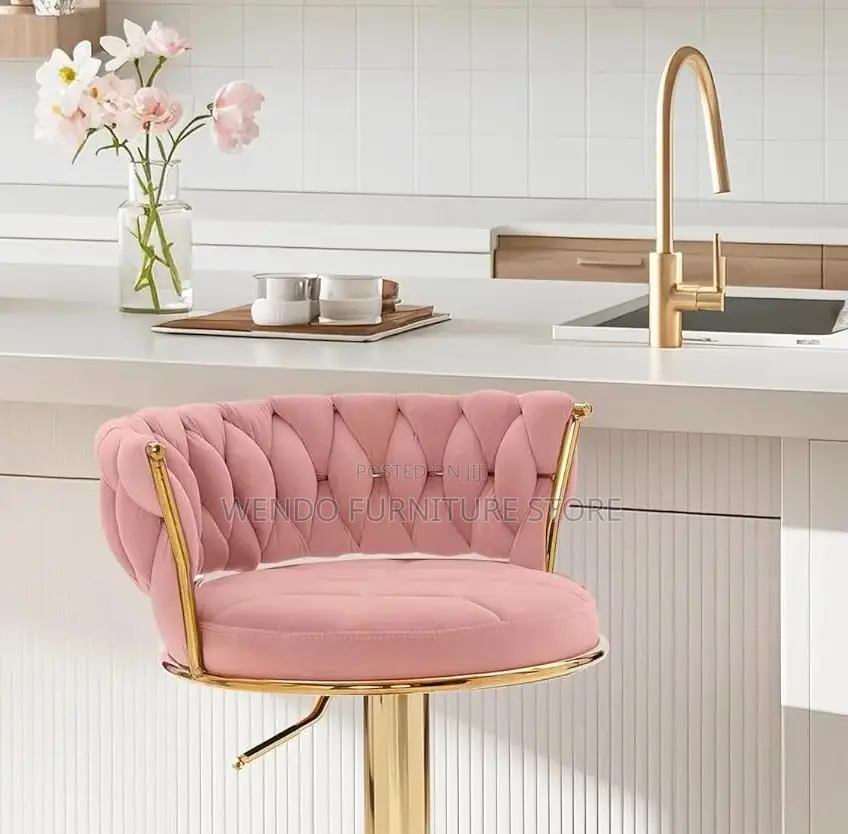 Barstools; Ergonomic Designed Leather Home Kitchen Barstools