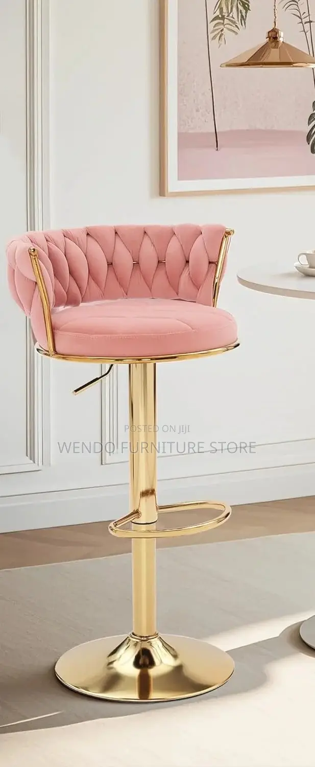Barstools; Ergonomic Designed Leather Home Kitchen Barstools
