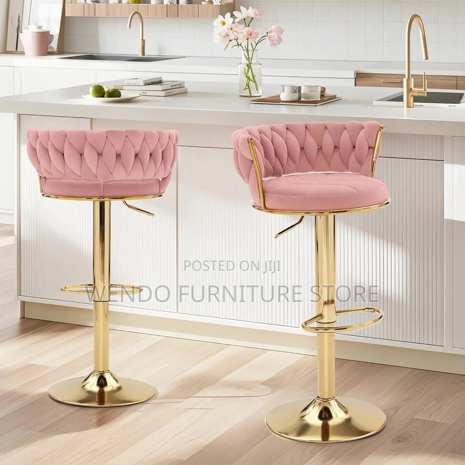 Barstools; Ergonomic Designed Leather Home Kitchen Barstools