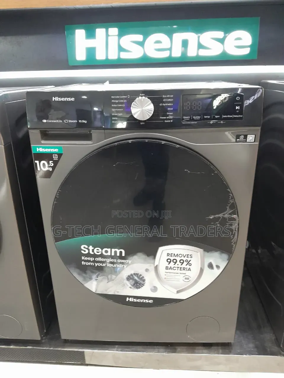 Hisense Washing Machine Front Load Wash and Spin 10.5