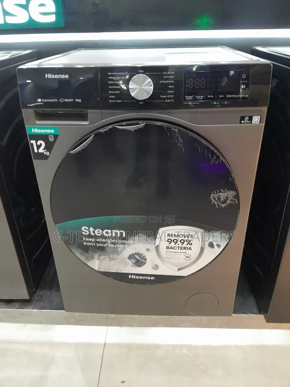 Hisense Washing Machine Front Load Wash and Spin 12kg