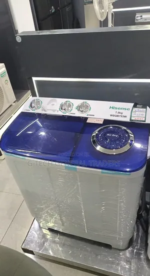 Hisense 7.5kg Twin Tub Top Load Semi Automatic Washing Machine