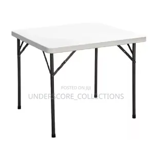 Square Commercial-Grade Plastic Folding Table