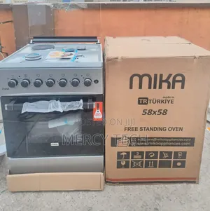 Silver Mika Standing Cooker 58x58cm
