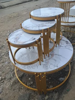 4-in-1 Executive Pure Marble Table