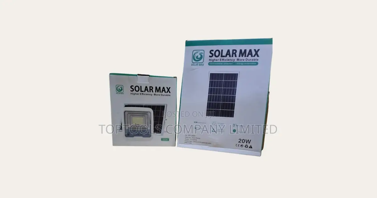 Solarmax Floodlight 200watts With Panel of 20watts