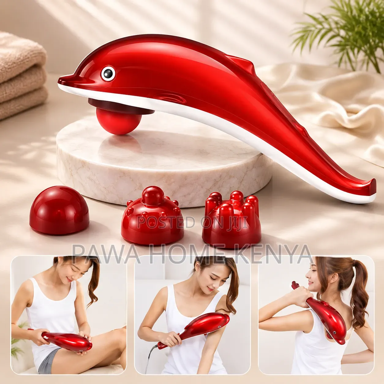 Dolphin Red Massager