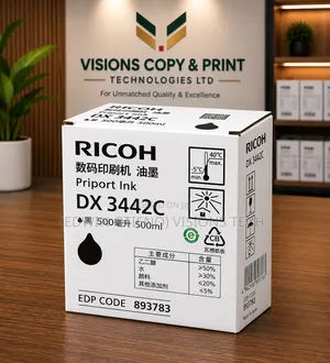 Ricoh Dx-3442c Black Ink Cartridge