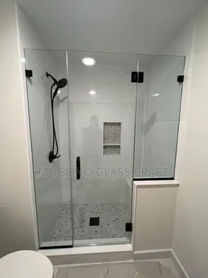 Sleek Glass Shower Enclosure