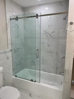 Bypass Frameless Shower Cubicle