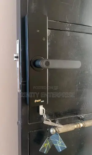 Biometric Systemlock Password Lock Door Lock Black