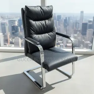 Pu Leather Am Chrome Base Visitor Office Chair