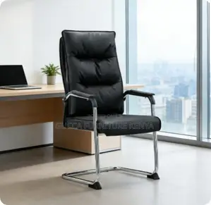 Pu Leather Am Chrome Base Visitor Office Chair