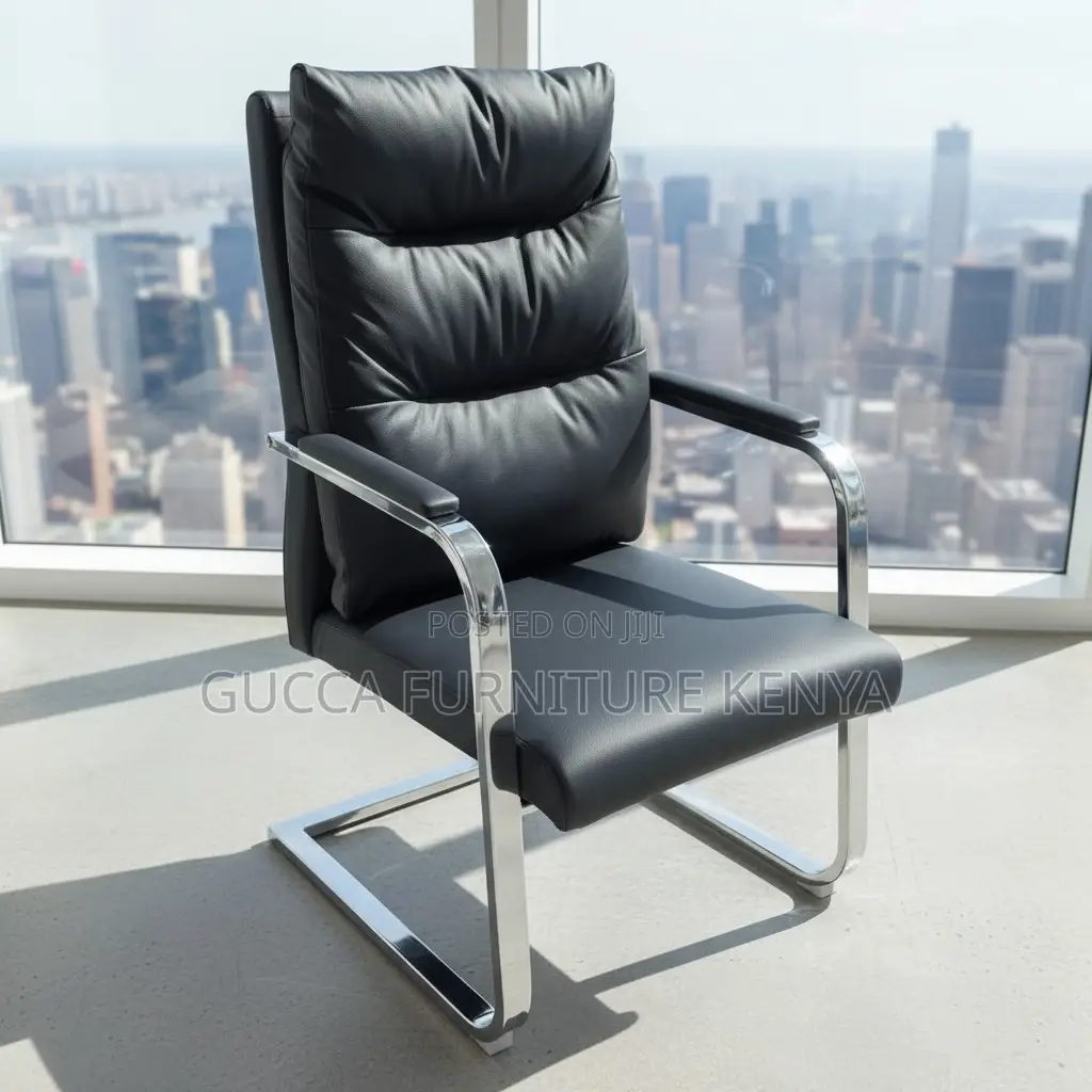 Pu Leather Am Chrome Base Visitor Office Chair