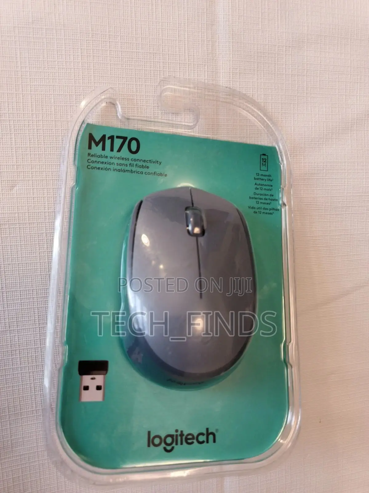 Logitech M170 Wireless Mouse - Grey - 910-004642